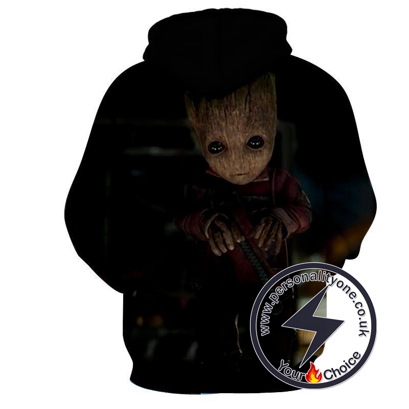 Baby Groot - Guardian Of Galaxy 3D - Guardian Of Galaxy Hoodies